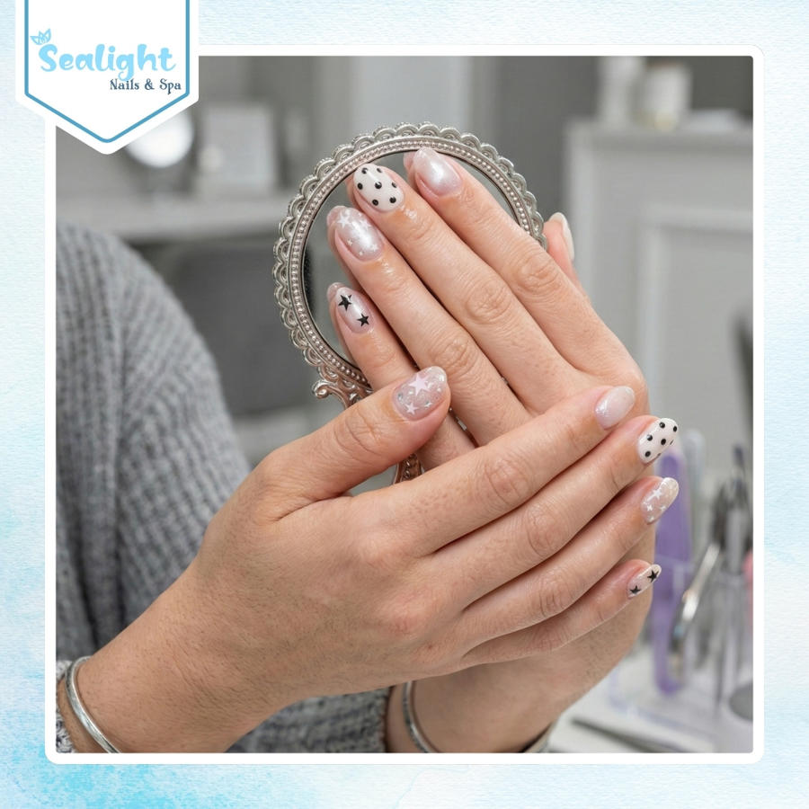 nail design by Sealight Nail Spa